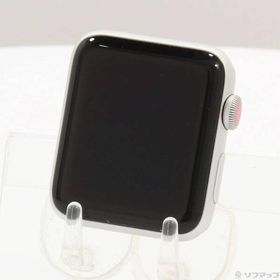 〔中古〕Apple(アップル) Apple Watch Series 3 GPS + Cellular 42mm シルバーアルミニウムケース バンド無し〔276-ud〕