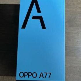 OPPO SIMフリー ブルー A77 新品 未使用品