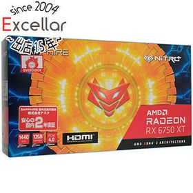 【新品(開封のみ)】 SAPPHIRE NITRO+ Radeon RX 6750 XT GAMING OC 12GB GDDR6 11318-01-20G PCIExp 12GB [管理:1000027889]