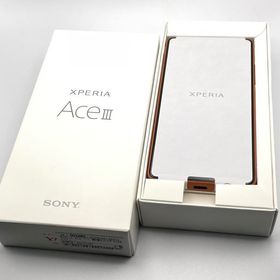 未使用品 Xperia Ace III A203SO Brick Orange ワイモバイル SIMロックなし SIMフリー