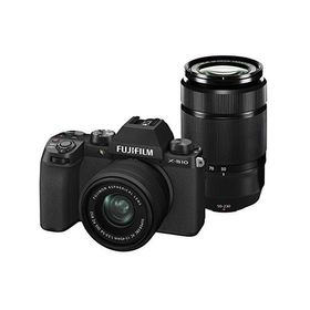 富士フイルム(FUJIFILM) ミラーレスデジタルカメラ X-S10 Wズームレンズキット F X-S10LK-1545/50230 ブラック