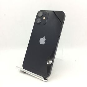 〔中古〕iPhone12 mini 64GB ブラック MGA03J/A docomo対応 SIMロック解除品(中古保証1ヶ月間)