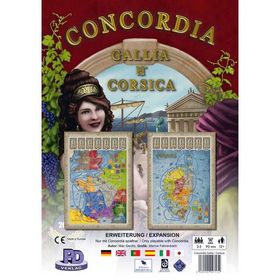 コンコルディア拡張マップ 「ガリア・コルシカ」 (ボードゲーム カードゲーム) 12歳以上 90分程度 2-5人用