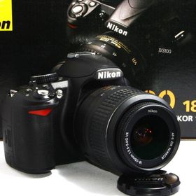 ニコン Nikon D3100 レンズキット ブラック 美品 一眼レフSDカードストラップ付き &lt;プレゼント包装承ります&gt;
