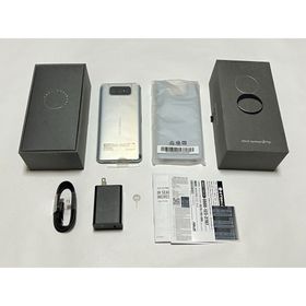 ゼンフォン(ZenFone)の【超美品】ASUS Zenfone 8 Flip グレイシアシルバー 128GB(スマートフォン本体)