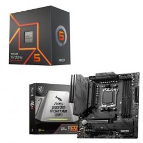 AMD Ryzen 5 7600 BOX + MSI MAG B650M MORTAR WIFI セット