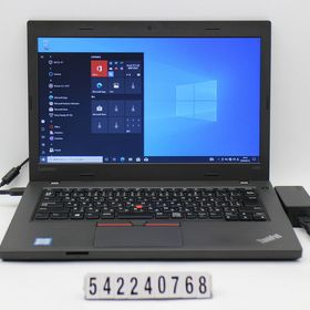Lenovo ThinkPad L470 Core i3 7100U 2.4GHz/4GB/256GB(SSD)/14W/FWXGA(1366x768)/Win10【中古】【20240319】