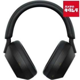 ソニー SONY ワイヤレスノイズキャンセリングステレオヘッドセット ブラック WH-1000XM5-B ワイヤレスヘッドホン ヘッドホン Bluetooth ノイズキャンセリング 折りたたみ 密閉型 iPhone Android PC 通話 マイク付き 《納期約2週間》