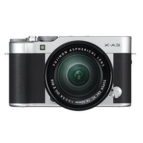 FUJIFILM ミラーレス一眼 X-A3 レンズキット シルバー X-A3LK-XC-S