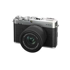 富士フイルム(FUJIFILM) ミラーレスデジタルカメラ FUJIFILM X-E4 レンズキット シルバー (XC15-45) F X-E4LK-