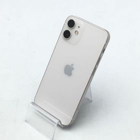 〔中古〕iPhone12 mini 64GB ホワイト MGA63J/A SIMフリー(中古1ヶ月保証)