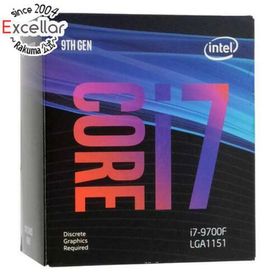 インテル(intel)のCore i7 9700F 3.0GHz LGA1151 65W SRG14 元箱あり(PCパーツ)