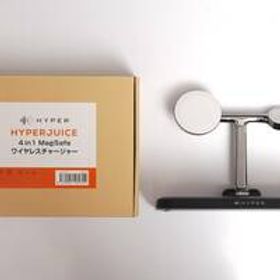 【定価 3万円】HYPER HyperJuice 4in1 MagSafeワイヤレスチャージャー / iPhone, AirPods Pro, Qi対応スマホ 対応MagSafe充電器