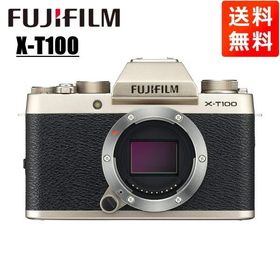 富士フイルム FUJIFILM X-T100 ボディ ゴールド ミラーレス一眼 カメラ 中古