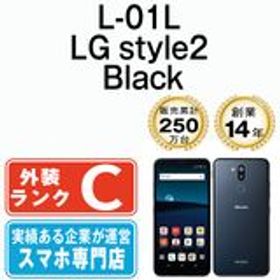 【中古】 L-01L LG style2 Black l01lbk6mtm