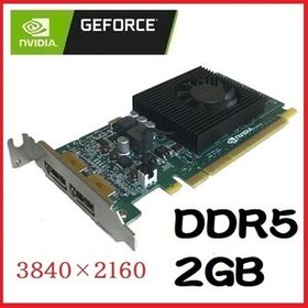 グラフィックカード ロープロファイル NVIDIA GeForce GT730 GDDR5 2GB Displayport 2画面出力 中古 t- 037