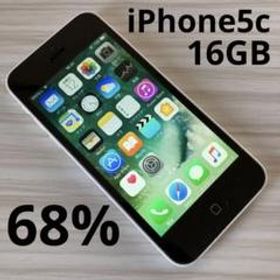iPhone5c 16GB White バッテリー68% SoftBank