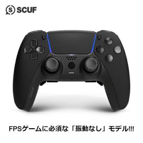 当店だけの安心保証！SCUF REFLEX 【FPS】 振動なし BLACK スカフ リフレックス ブラック 黒 コントローラー PS5 PC 対応 スティック ゲーム プロコン ワイヤレス 最新モデル