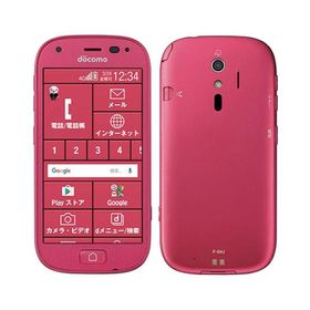 らくらくスマートフォン4 F-04J[16GB] docomo ピンク【安心保 …