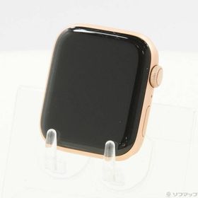 〔中古〕Apple(アップル) Apple Watch Series 4 GPS + Cellular 44mm ゴールドアルミニウムケース バンド無し〔262-ud〕