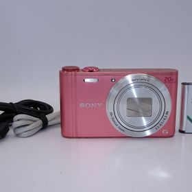 【中古】【外観並級】ソニー SONY デジタルカメラ Cyber-shot WX350 光学20倍 ピンク DSC-WX350-P
