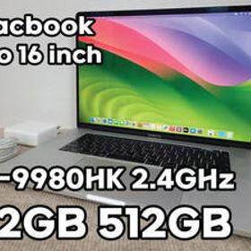 Apple MacBook Pro 16(2019, A2141) Core i9-9980HK / 2.4GHz / RAM 32GB / SSD 512GB / シルバー / 充放電回数 : 118 [MC014]