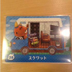 送料63円～ 38 スクワット とびだせどうぶつの森 amiibo+カード