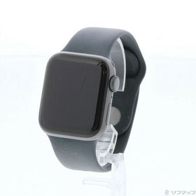 【中古】Apple(アップル) Apple Watch SE 第1世代 GPS 40mm スペースグレイアルミニウムケース ミッドナイトスポーツバンド 【262-ud】