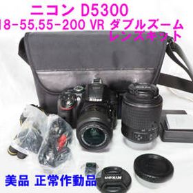 8800ショット★ニコン Nikon D5300 VR Ⅱ ダブルズームレンズキット 美品 正常作動