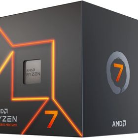 AMD Ryzen 7 7700, with Wraith Prism Cooler 3.8GHz 8コア / 16スレッド 40MB 65W 100-100000592BOX 三年保証 [並行輸入品]