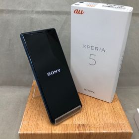 〔中古〕Xperia 5 64GB ブルー SOV41 au(中古1ヶ月保証)