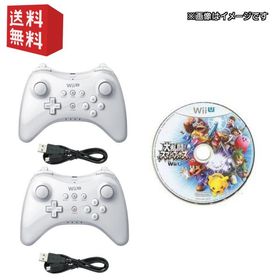 wiiUソフト「大乱闘スマッシュブラザーズ」＋Wii U PRO コントローラー (shiro)×2個 セット ポイント利用