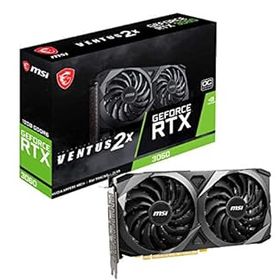 【中古】MSI GeForce RTX 3060 VENTUS 2X 12G OC グラフィックスボード VD7553