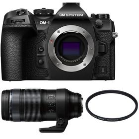 OM SYSTEM オーエムシステム OM-1 Mark II ボディー＋M.ZUIKO DIGITAL ED 100-400mm F5.0-6.3 IS＋72S PRO1D プロテクターセット