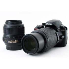 ニコン Nikon D3400 標準＆望遠ダブルズームセット 美品 &lt;プレゼント包装承ります&gt;