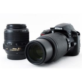 ニコン Nikon D3400 標準＆望遠ダブルズームセット 美品 &lt;プレゼント包装承ります&gt;