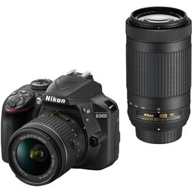 ニコン Nikon D3400 ダブルズームキット ブラック <プレゼント包装承ります>