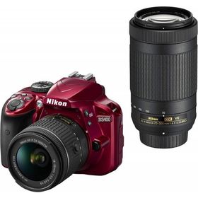 ニコン Nikon D3400 ダブルズームキット レッド D3400WZRD <プレゼント包装承ります>