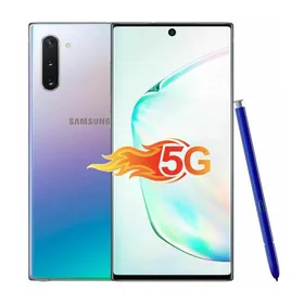 中古 韓国版Galaxy Note10+ 5G ブルー ✓未開封品 Galaxy Note10+ 5G 限定色ブルー SIMフリー韓国版