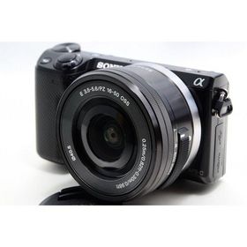 ソニー SONY NEX-5T ブラック レンズセット 美品 SDカードストラップ付き &lt;プレゼント包装承ります&gt;