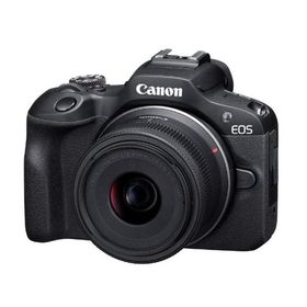 Canon ミラーレス一眼カメラ EOS R100 標準ズームレンズキット(RF-S18-45) ブラック/APS-C/約356g EOSR