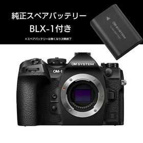 ＜冬のキャッシュバックキャンペーン対象＞ ＜スペアバッテリー付き＞ オーエムシステム (OM SYSTEM) ミラーレス一眼 OM-1 Mark II ボディー