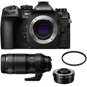 OM SYSTEM オーエムシステム OM-1 Mark II ボディー＋M.ZUIKO DIGITAL ED 100-400mm F5.0-6.3 IS＋MC-20＋72S PRO1D セット