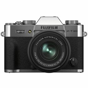 【最大1000円OFFクーポン！12月11日1:59まで】富士フイルム ミラーレス一眼カメラ FUJIFILM X-T30 II XC15-45mmレンズキット X-T30II-LKIT シルバー【送料無料】【KK9N0D18P】