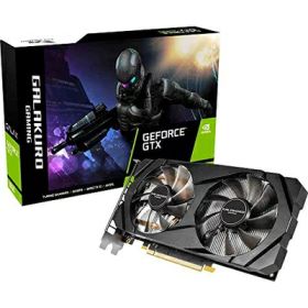 【中古】 玄人志向 NVIDIA GeForce GTX 1660 搭載 グラフィックボード 6GB デュアルファン GALAKURO GAMINGシリーズ GG-GTX1660-E6GB/DF