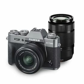 【中古】【1年保証】【美品】FUJIFILM X-T30 ダブルズームキット XC 15-45mm + XC 50-230mm II チャコールシルバー