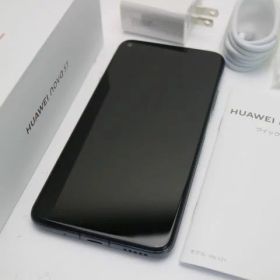 【中古】美品 SIMフリー HUAWEI nova 5T ブラック スマホ 白ロム 中古スマホ 本体 土日祝発送OK