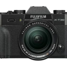 【中古】 富士フイルム(FUJIFILM) ミラーレス一眼カメラ X-T30レンズキット ブラック X-T30LK-B