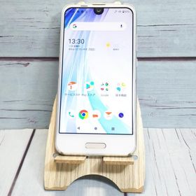 au SHV41 AQUOS R compact ムーンホワイト 本体 白ロム SIMロック解除済み SIMフリー 451254