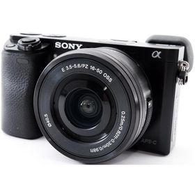 ソニー ミラーレス SONY α6000 レンズキット ブラック 中古 Wi-Fi搭載 新品SDカード付き 届いてすぐに使える